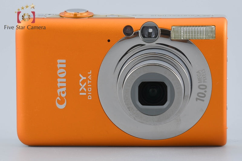 Canon IXY Digital 110 IS Orange 10.0 MP Digital Camera w/ Box