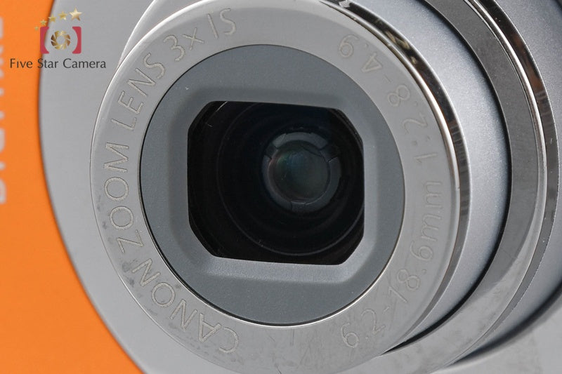 Canon IXY Digital 110 IS Orange 10.0 MP Digital Camera w/ Box