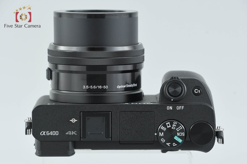 Sony Alpha α6400 ILCE-6400 Black 24.2 MP 16-50 Lens [Japanese Language Only]
