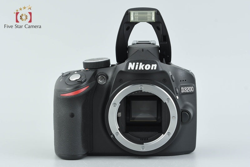 Nikon D3200 Black 24.2 MP DSLR 18-55 55-200 VR Lenses