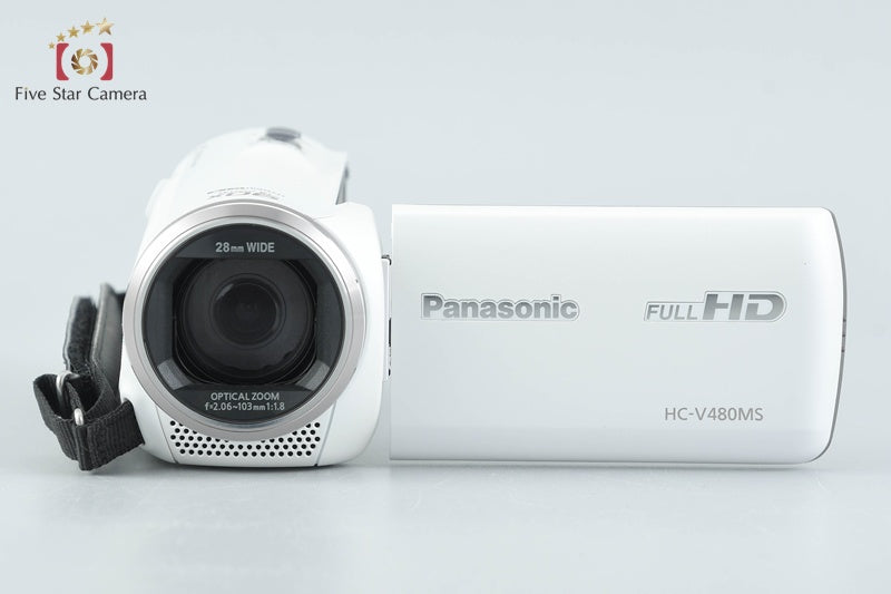 Panasonic HC-V480MS White Digital Hi-Vision Video Camera w/ Box