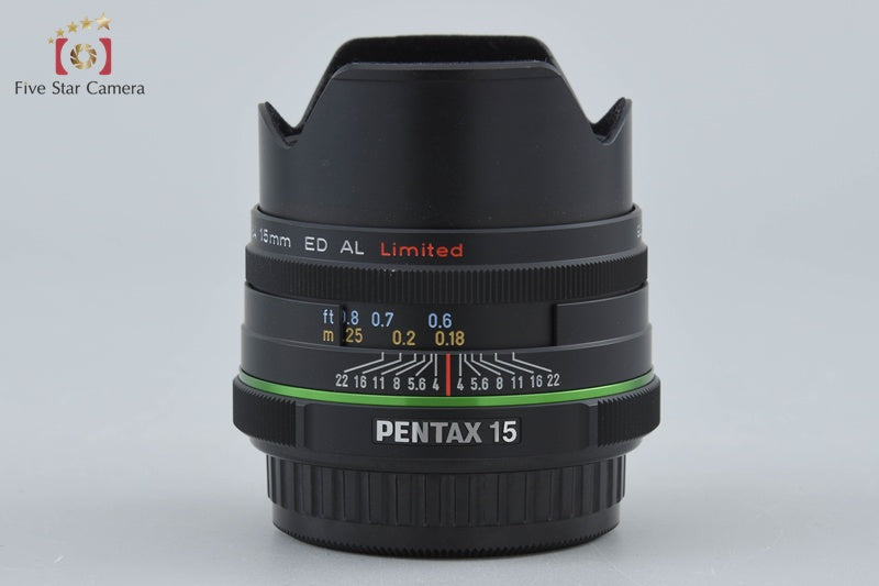 PENTAX SMC DA 15mm f/4 ED AL Limited