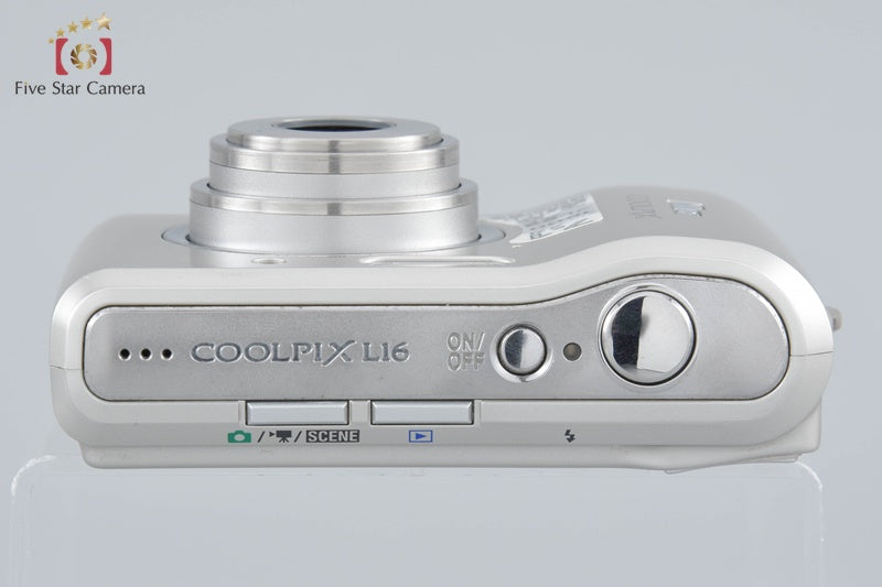 Nikon COOLPIX L16 Silver 7.1 MP Digital Camera