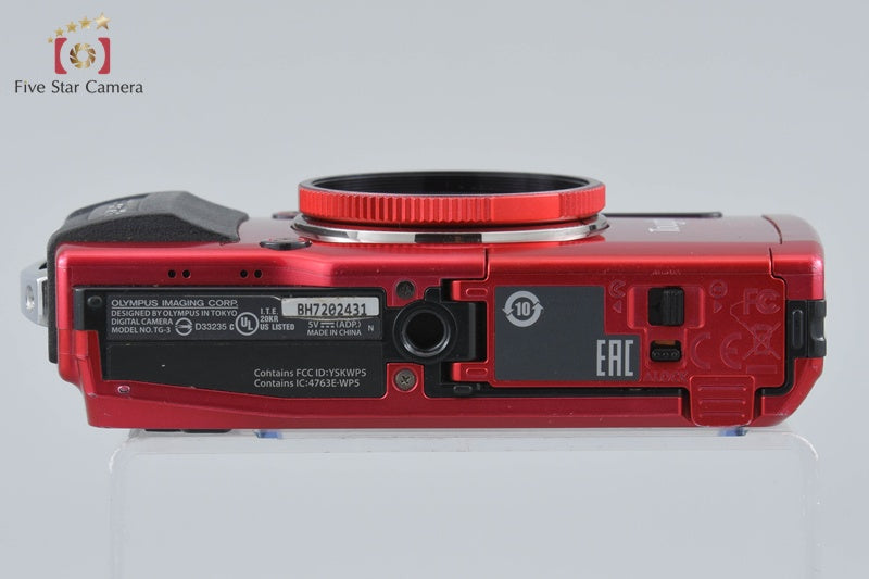 Olympus STYLUS TG-3 Tough Red 16.0 MP Digital Camera