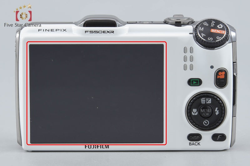 Fujifilm FinePix F550EXR White 16.0 MP Digital Camera
