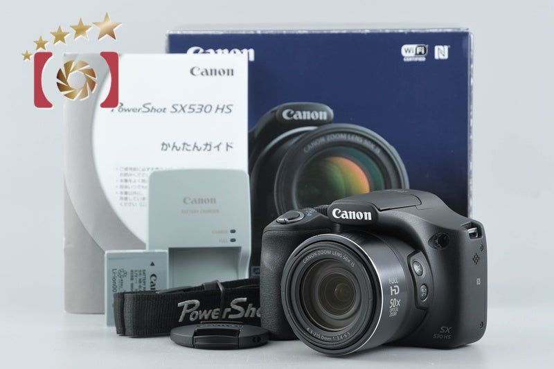 Canon PowerShot SX530 HS Black 16.0 MP Digital Camera w/ Box