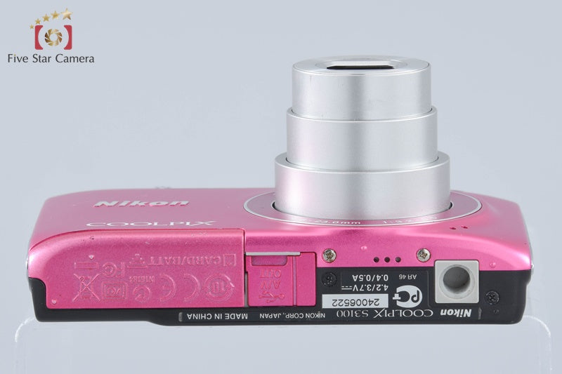 Nikon COOLPIX S3100 Fresh Pink 14.0 MP Digital Camera
