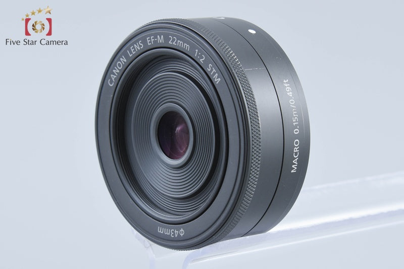 Canon EF-M 22mm f/2 STM Black