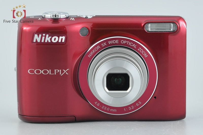 Nikon COOLPIX L26 Red 16.1 MP Digital Camera w/ Box