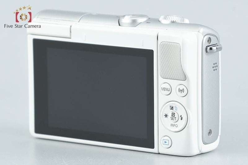 Canon EOS M100 White 24.2 MP Digital Camera EF-M 15-45 IS STM Lens