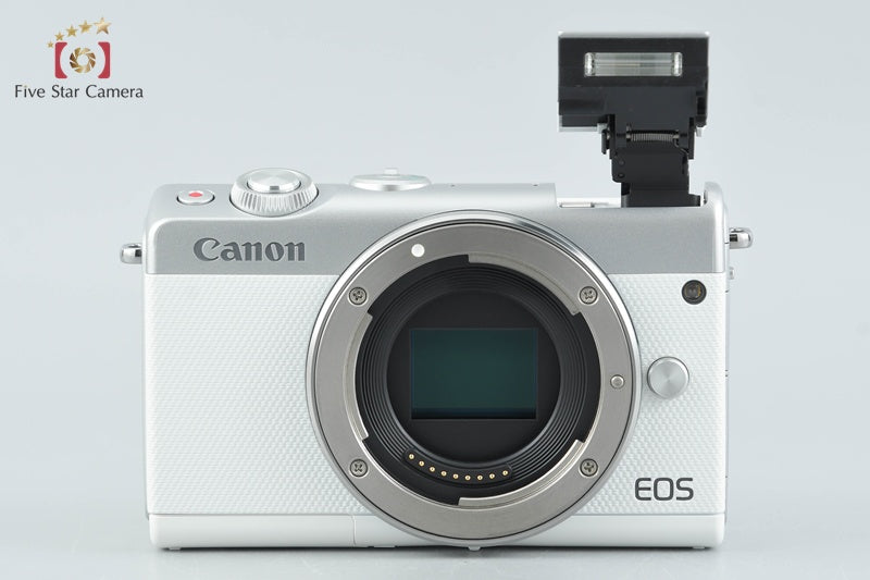Canon EOS M100 White 24.2 MP Digital Camera EF-M 15-45 IS STM Lens