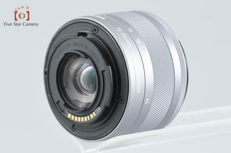 Canon EOS M100 White 24.2 MP Digital Camera EF-M 15-45 IS STM Lens