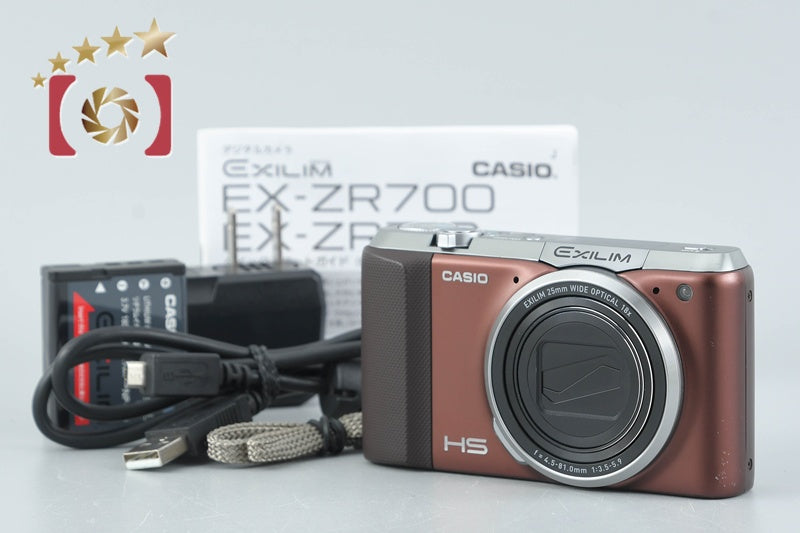 Casio HIGH SPEED EXILIM EX-ZR700 Brown 16.1 MP Digital Camera