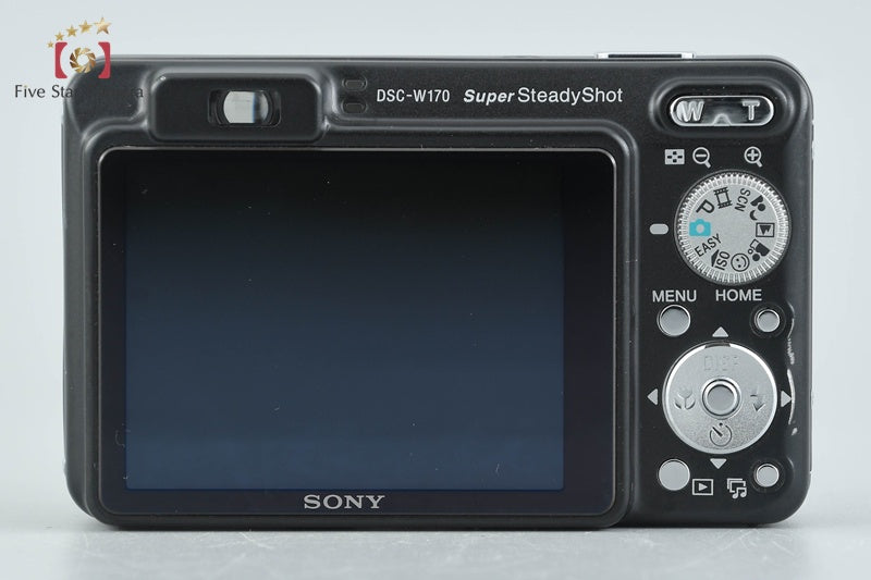 Sony Cyber-Shot DSC-W170 Black 10.1 MP Digital Camera [Japanese Language Only]