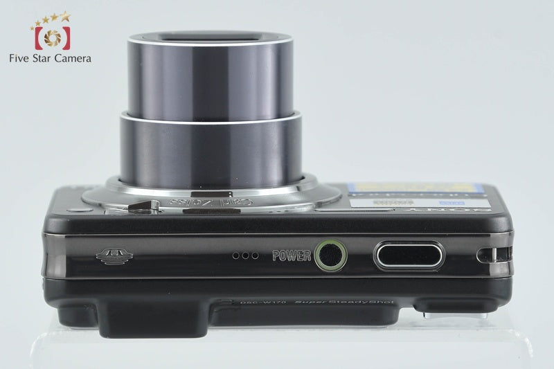 Sony Cyber-Shot DSC-W170 Black 10.1 MP Digital Camera [Japanese Language Only]