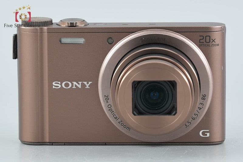 SONY Cyber-shot DSC-WX300 Brown 18.2 MP Digital Camera [Japanese Language Only]