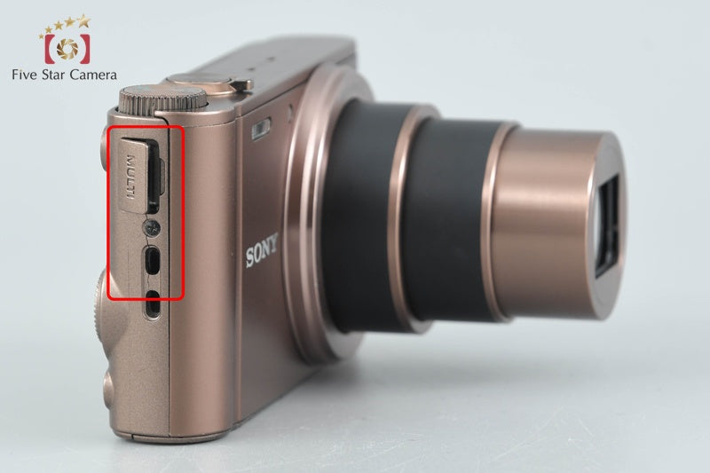 SONY Cyber-shot DSC-WX300 Brown 18.2 MP Digital Camera [Japanese Language Only]