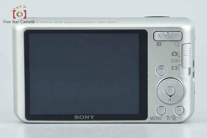 Sony Cyber-Shot DSC-W630 Silver 16.1 MP Digital Camera [Japanese Language Only]