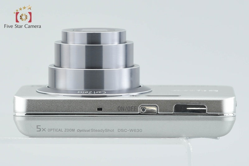 Sony Cyber-Shot DSC-W630 Silver 16.1 MP Digital Camera [Japanese Language Only]