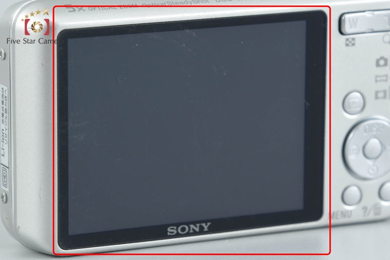 Sony Cyber-Shot DSC-W630 Silver 16.1 MP Digital Camera [Japanese Language Only]
