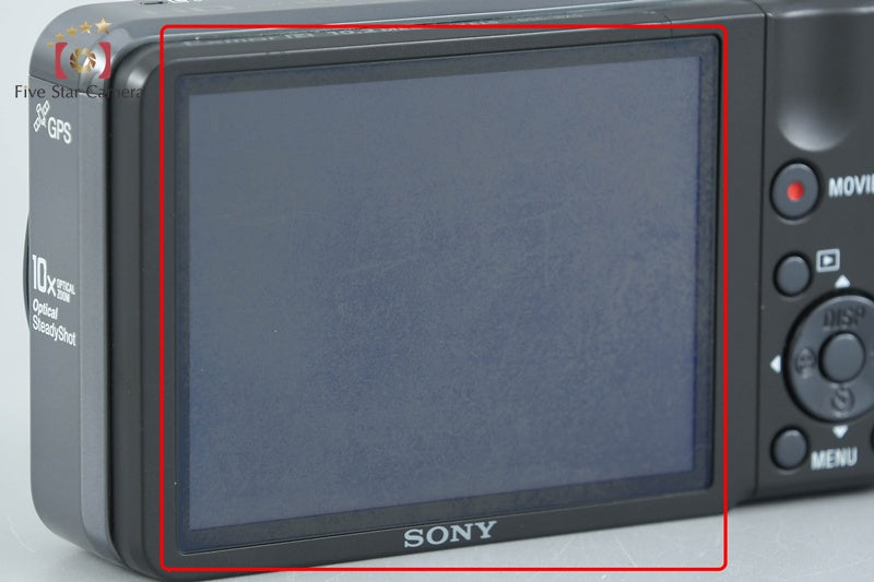 Sony Cyber-Shot DSC-HX5V Black 10.2 MP Digital Camera [Japanese Language Only]
