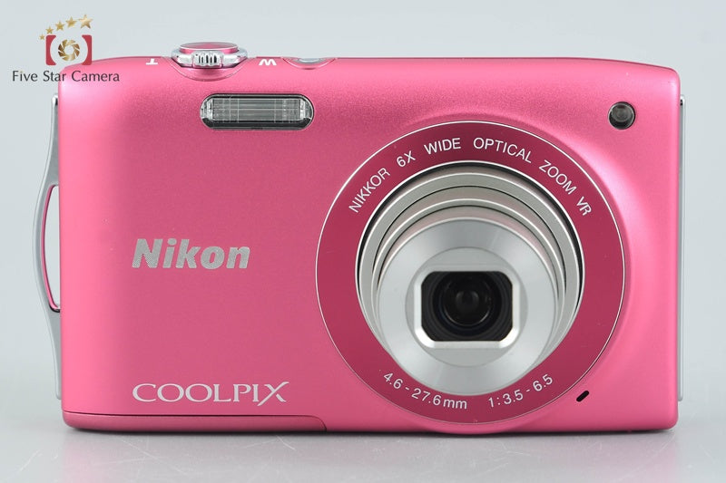 Nikon COOLPIX S3300 Strawberry Pink 16.0 MP Digital Camera