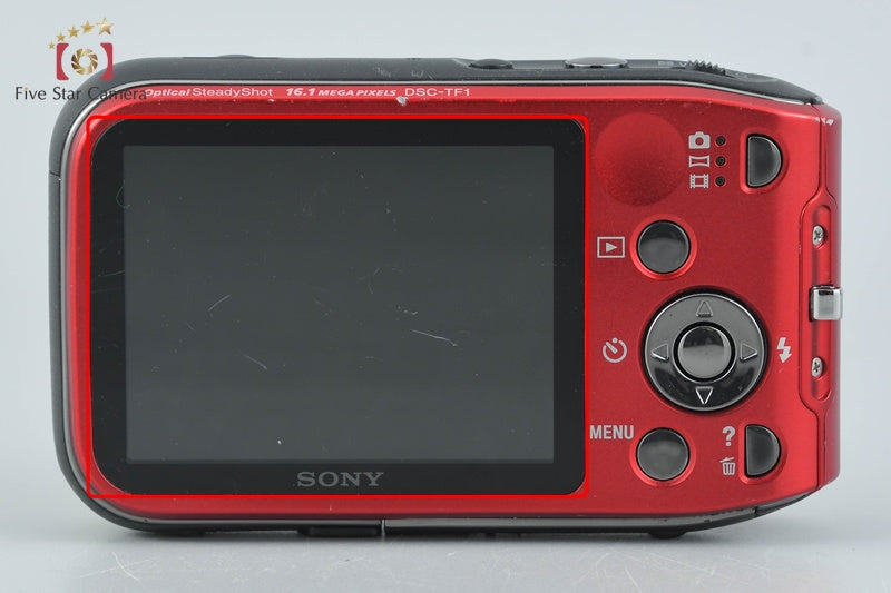 Sony Cyber-Shot DSC-TF1 Red 16.1 MP Digital Camera [Japanese Language Only]