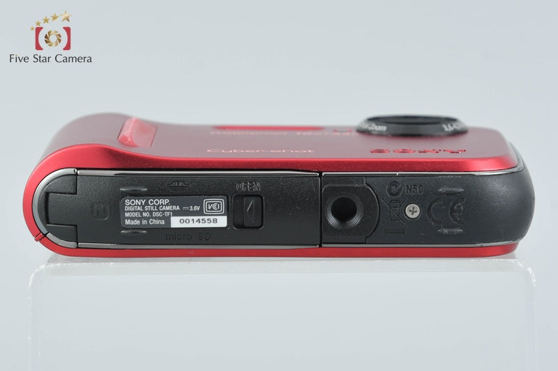 Sony Cyber-Shot DSC-TF1 Red 16.1 MP Digital Camera [Japanese Language Only]