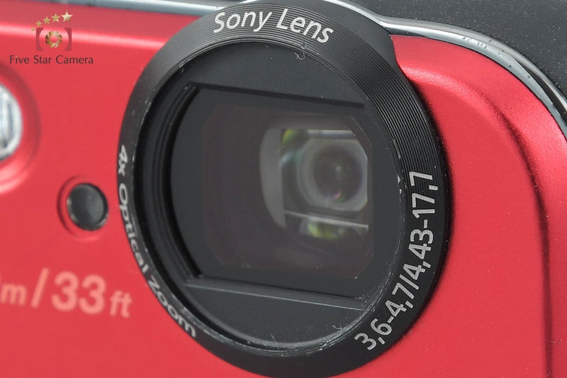 Sony Cyber-Shot DSC-TF1 Red 16.1 MP Digital Camera [Japanese Language Only]