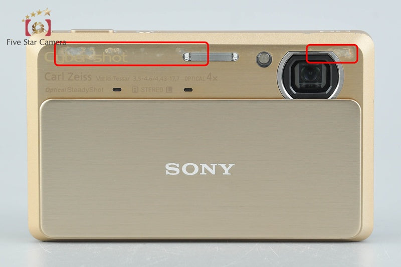 Sony Cyber-shot DSC-TX9 Gold 12.2 MP Digital Camera [Japanese Language Only]