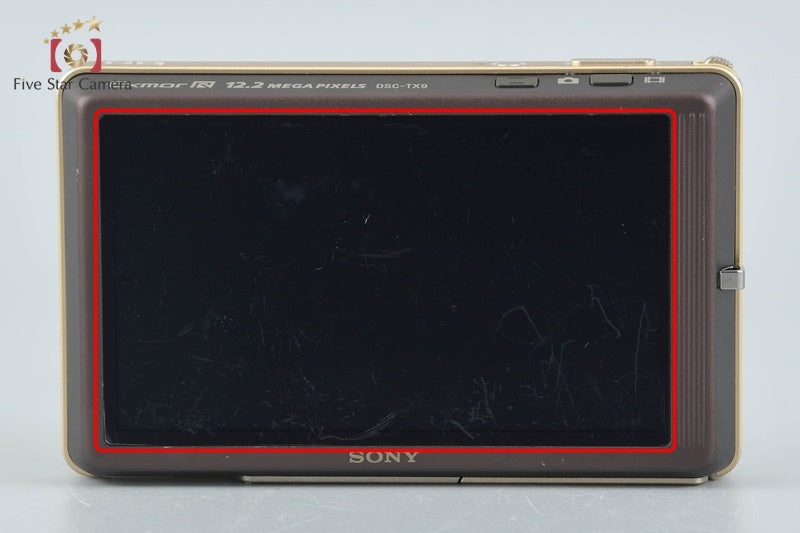 Sony Cyber-shot DSC-TX9 Gold 12.2 MP Digital Camera [Japanese Language Only]