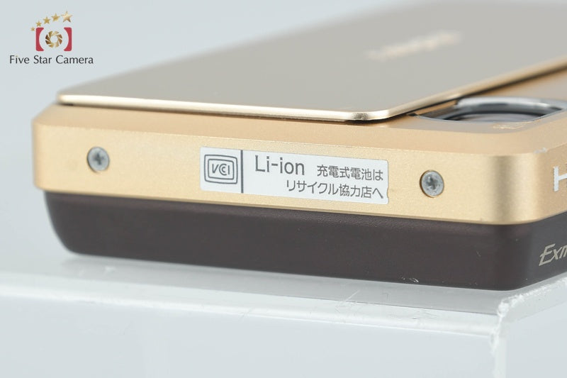 Sony Cyber-shot DSC-TX9 Gold 12.2 MP Digital Camera [Japanese Language Only]
