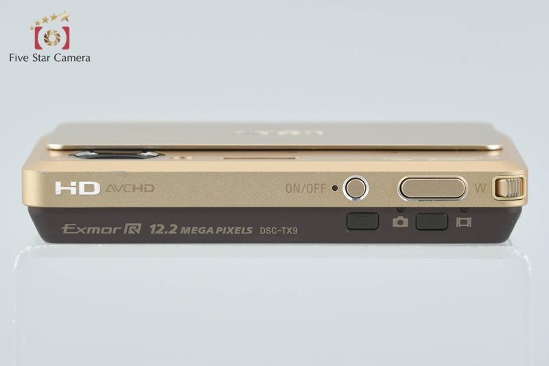 Sony Cyber-shot DSC-TX9 Gold 12.2 MP Digital Camera [Japanese Language Only]