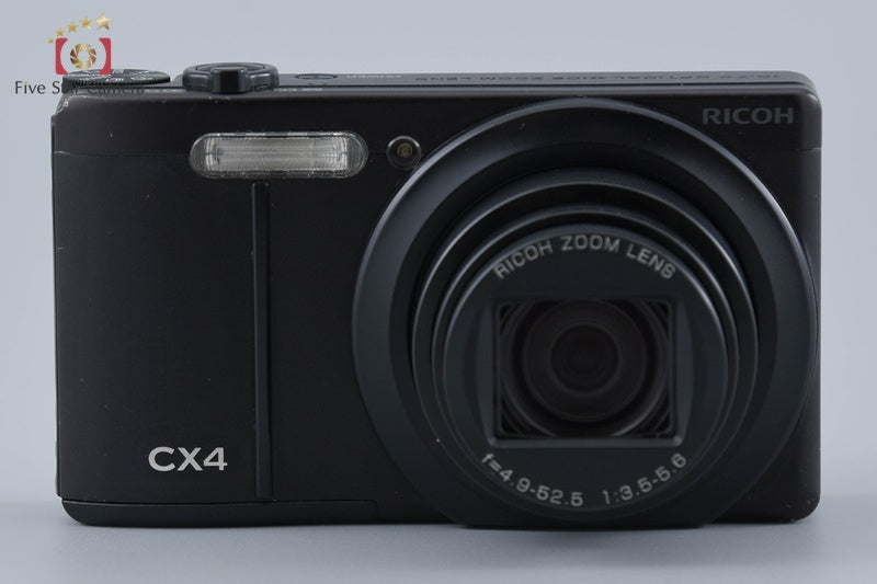 "Shutter count 2,496" Ricoh CX4 Black 10.0 MP Digital Camera