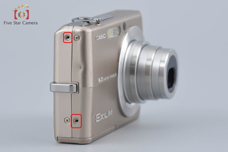 Casio EXILIM ZOOM EX-Z600 Gold 6.0 MP Digital Camera