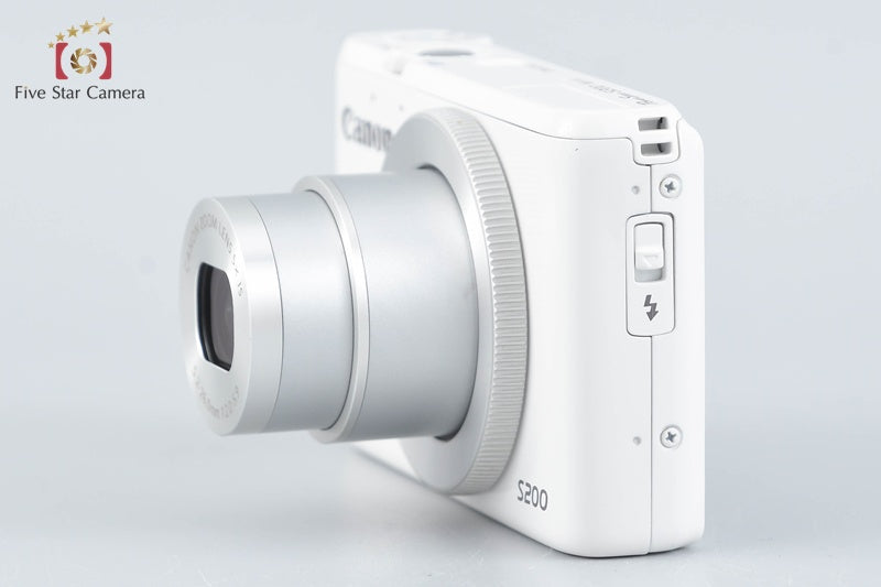 Canon PowerShot S200 White 10.1 MP Digital Camera Seven-Eleven Model
