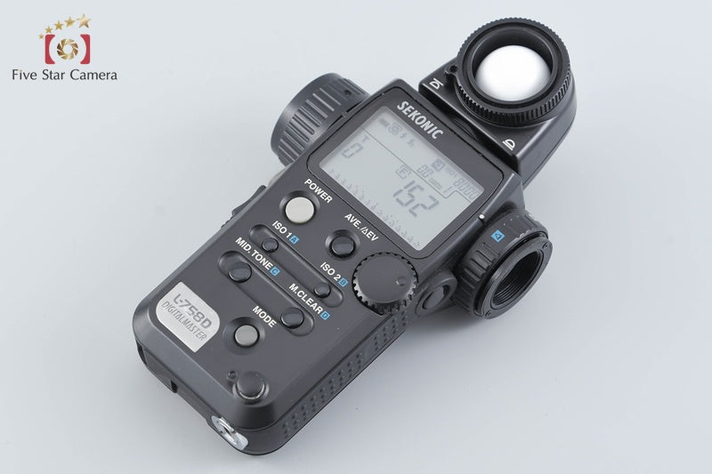 SEKONIC L-758D Exposure Light Meter w/ Box