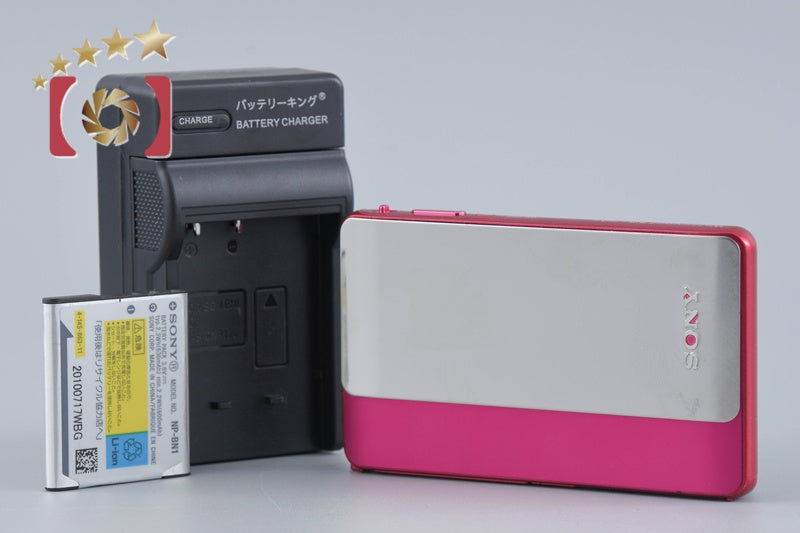 Sony Cyber-shot DSC-TX5 Red 10.2 MP Digital Camera [Japanese Language Only]