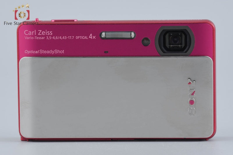 Sony Cyber-shot DSC-TX5 Red 10.2 MP Digital Camera [Japanese Language Only]