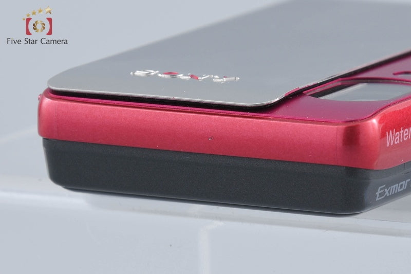 Sony Cyber-shot DSC-TX5 Red 10.2 MP Digital Camera [Japanese Language Only]