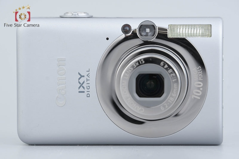 Canon IXY Digital 110 IS Silver 10.0 MP Digital Camera w/ Box