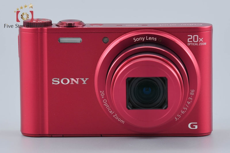 SONY Cyber-shot DSC-WX300 Red 18.2 MP Digital Camera w/ Box [Multiple Languages]