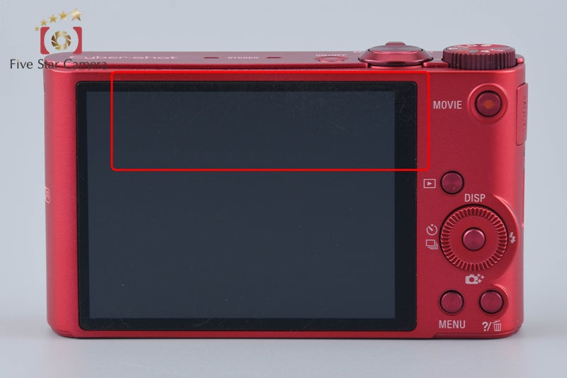 SONY Cyber-shot DSC-WX300 Red 18.2 MP Digital Camera w/ Box [Multiple Languages]
