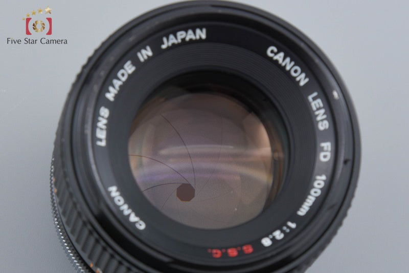 Canon FD 100mm f/2.8 S.S.C.