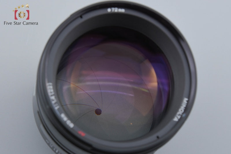 Minolta AF 85mm f/1.4 Early Model Sony / Minolta A Mount