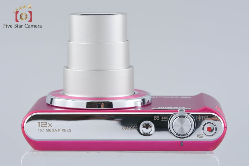 CASIO EXILIM EX-ZS190 Pink 16.1 MP Digital Camera w/ Box