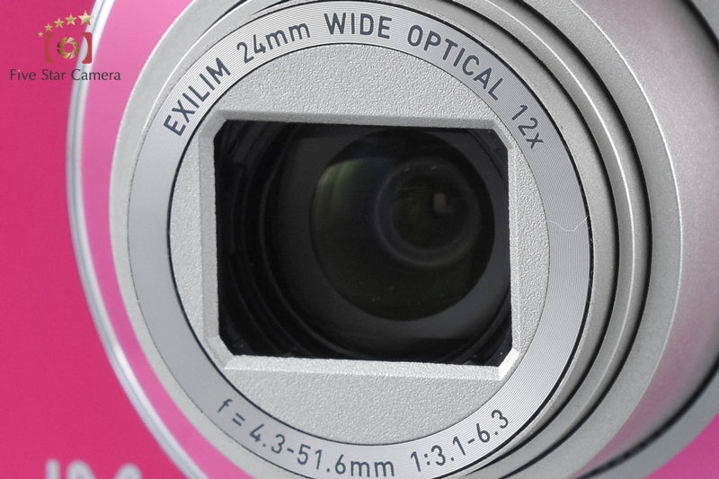 CASIO EXILIM EX-ZS190 Pink 16.1 MP Digital Camera w/ Box