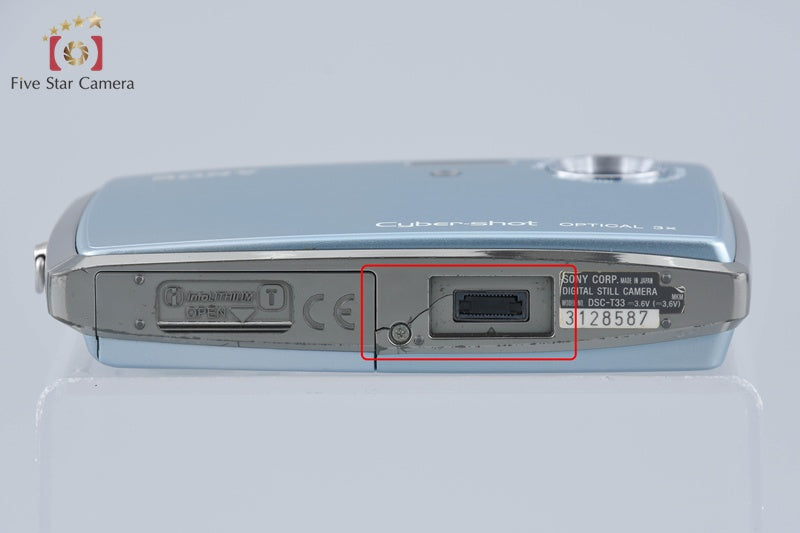 Sony Cyber-Shot DSC-T33 Blue 5.1 MP Digital Camera
