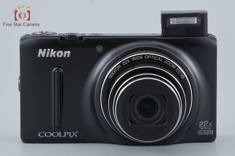 Nikon COOLPIX S9500 Matte Black 18.1 MP Digital Camera