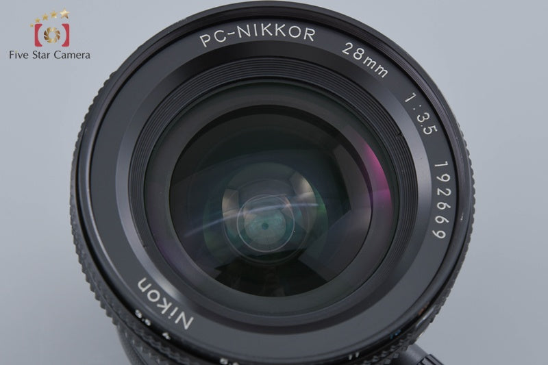 Nikon PC-NIKKOR 28mm f/3.5